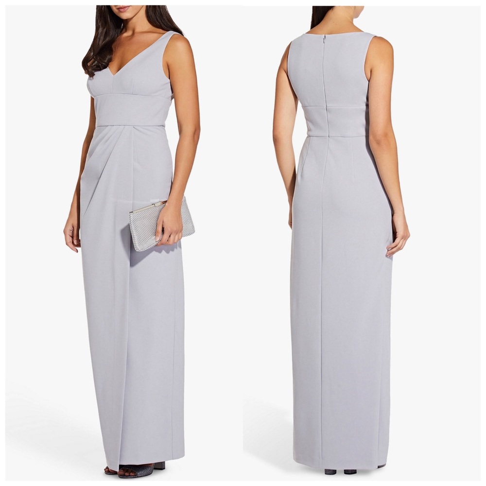 Women’s Sleeveless Knit Crepe Maxi Dress